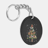 Porte-clés Poodle Arbre De Noël Couvert De Lampe De Feu (Devant gauche)