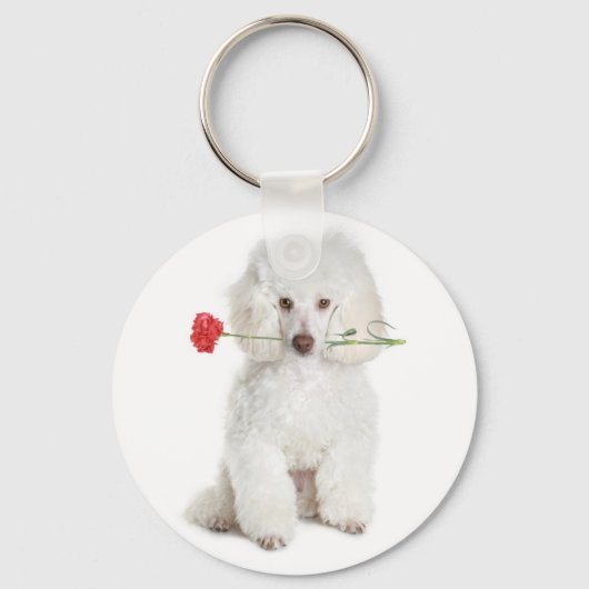 Porte-clés Poodle avec Œillet (Recto)