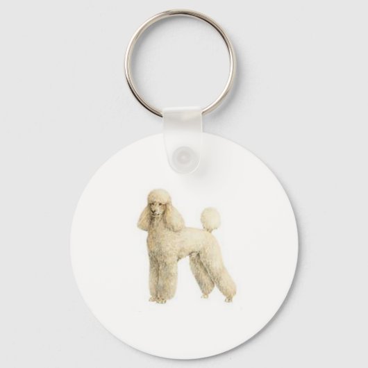 Porte-clés Poodle — Clip de chiot (Recto)