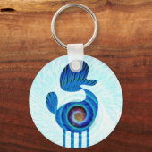 Porte-clés Poodle cosmique (Recto)