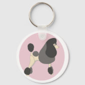 Porte-clés Poodle de Compétition (Verso)