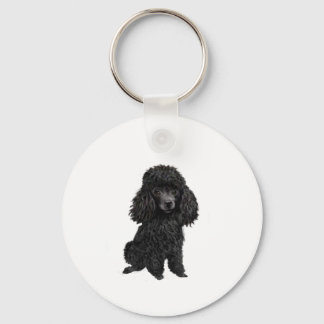 Porte-clés Poodle noir (#3)