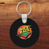 Porte-clés Pool Shark Billard Nice Rack Funny Puns 8 Ball B (Recto)