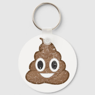 Porte-clés Poop émoji vintage