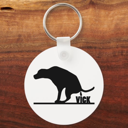 Porte-clés Poop sur VIck (Recto)