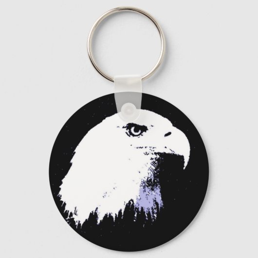 Porte-clés Pop Art Bald Eagle (Recto)