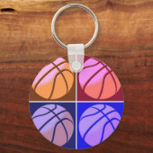 Porte-clés Pop Art Basket (Recto)