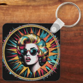 Porte-clés Pop Art Marilyn (Verso)