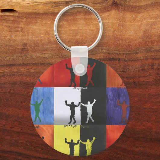 Porte-clés Pop art no.1 by Yeshaya Dank - unity & harmony (Verso)