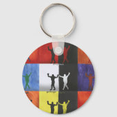 Porte-clés Pop art no.1 by Yeshaya Dank - unity & harmony (Verso)