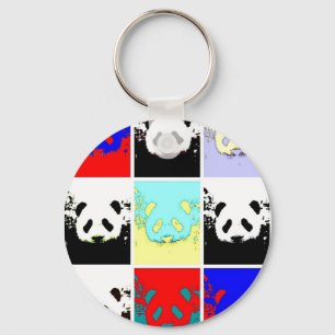 Porte-clés Pop Art Panda