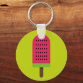 Porte-clés Pop Art pastèque popsicle aux fruits mignons (Recto)