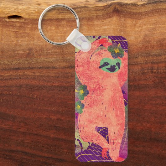 Porte-clés Pop Art Sloth (Recto)