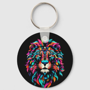 Porte-clés Pop coloré artistique