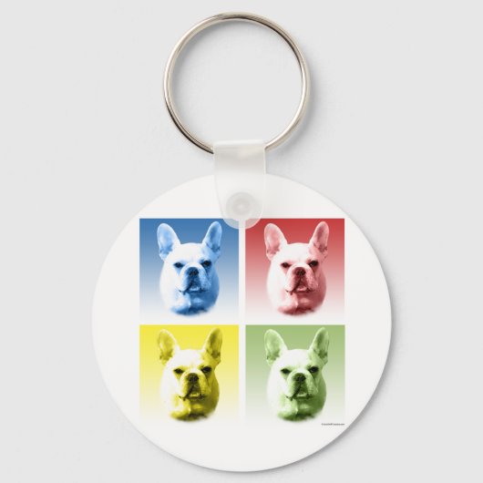 Porte-clés Pop de Bulldog français (Recto)
