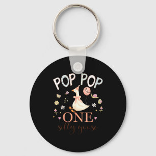 Porte-clés Pop pop de la fille du premier anniversaire de l'o