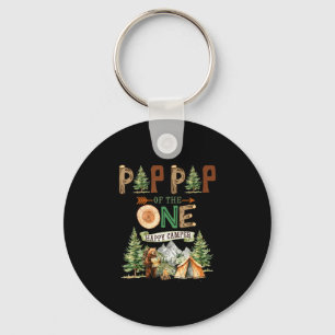 Porte-clés Pop pop du joyeux campeur 1er anniversaire