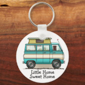 Porte-clés Pop Top Van Camper (Recto)