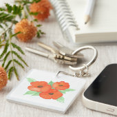 Porte-clés Poppies orange (Devant Droit)