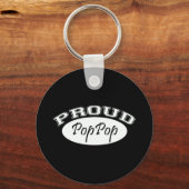 Porte-clés PopPop Fière (blanc) (Recto)