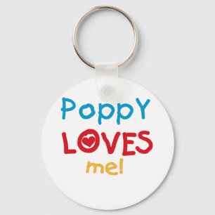 Porte-clés Poppy aime moi t-shirts et cadeaux