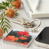 Porte-clés Poppy Field, beautiful blooms, (Devant Droit)