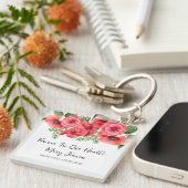 Porte-clés Poppy Memorial Funeral Photo Keychain (Devant Droit)
