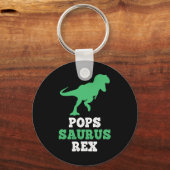 Porte-clés Pops-saurus Rex Dino Dinosaure Drôle Popssaurus  (Recto)