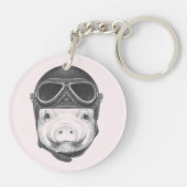 Porte-clés Porc de casse-cou (Dos)