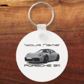 Porte-clés Porsche 911 (PERSONALIZED) 992.2 (Recto)