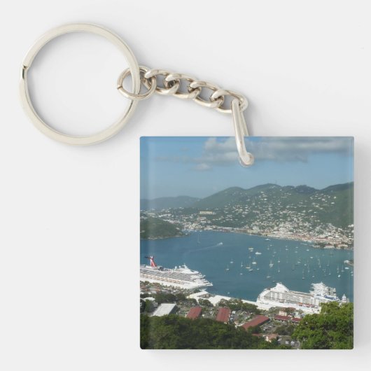 Porte-clés Port à St. Thomas Îles Vierges américaines (Devant)