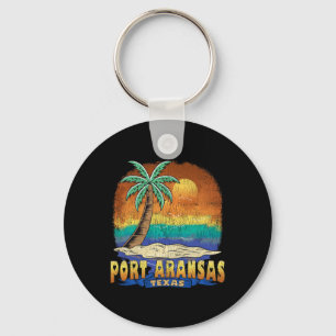 Porte-clés Port Aransas Texas Vintage Souvenir désorganisé