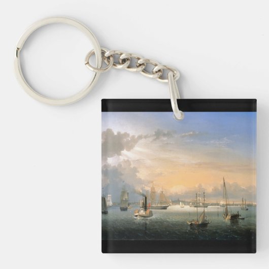 Porte-clés Port de Boston 1854 (Devant)