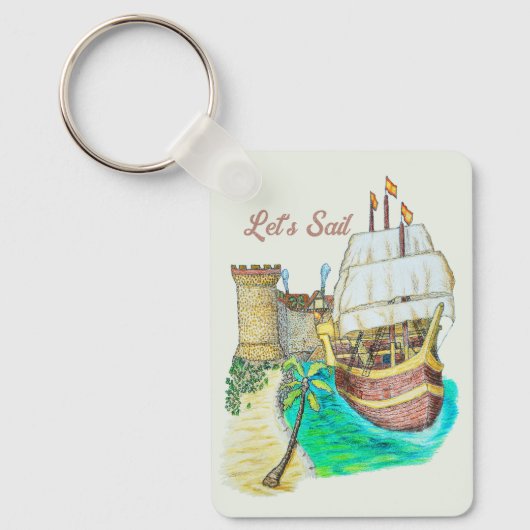 Porte-clés Port Galion (Recto)