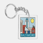 Porte-clés Port intérieur de Baltimore (Devant gauche)