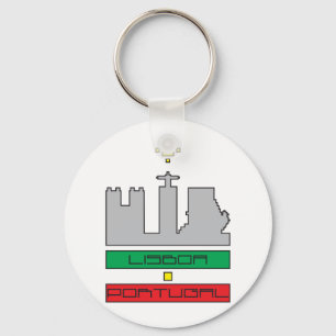 Porte-clés Porta-chaves Monumentos de Lisboa-Portugal