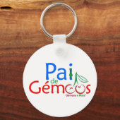 Porte-clés Porta-chaves Pai de Gémeos (Recto)