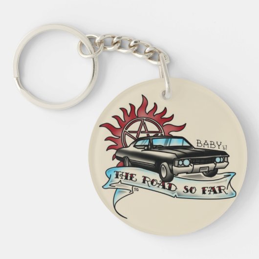 Porte-clés Portachiavi Impala 67 nera Acrylic Keychain (Devant)
