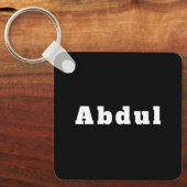 Porte-clés portant le nom Abdul (Recto)