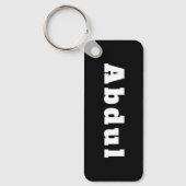 Porte-clés portant le nom Abdul (Recto)