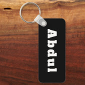 Porte-clés portant le nom Abdul (Recto)