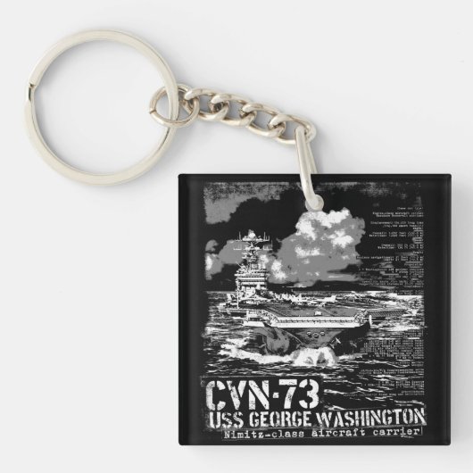 Porte-clés Porte-avions George Washington (Devant)