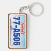 Porte-clés Porte - clé 2006 de plaque minéralogique du (Dos)