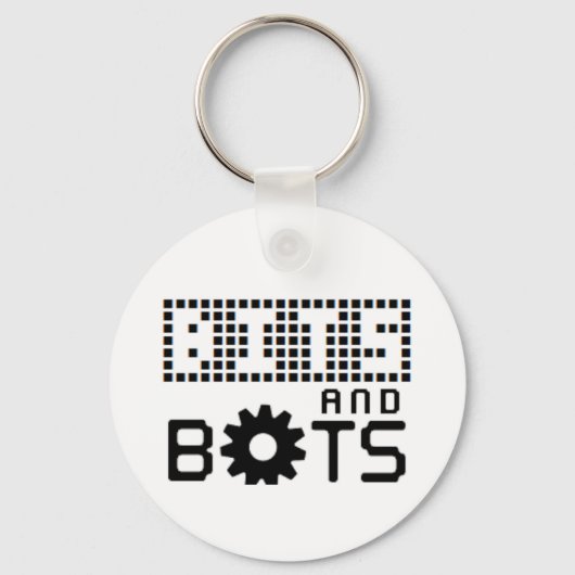 Porte-clés Porte - clé 2 Bits et Bots (Recto)