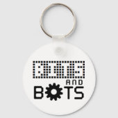 Porte-clés Porte - clé 2 Bits et Bots (Verso)