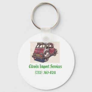 Porte-clés porte - clé 2CV