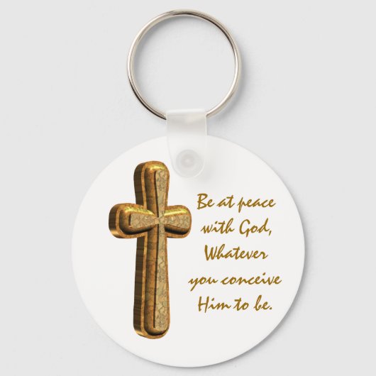 Porte-clés Porte - clé 3D Christian Cross (Recto)
