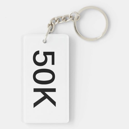Porte-clés porte - clé 50K (Dos)