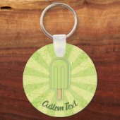 Porte-clés Porte - clé à bâtonnet de crème glacée de chaux (Recto)