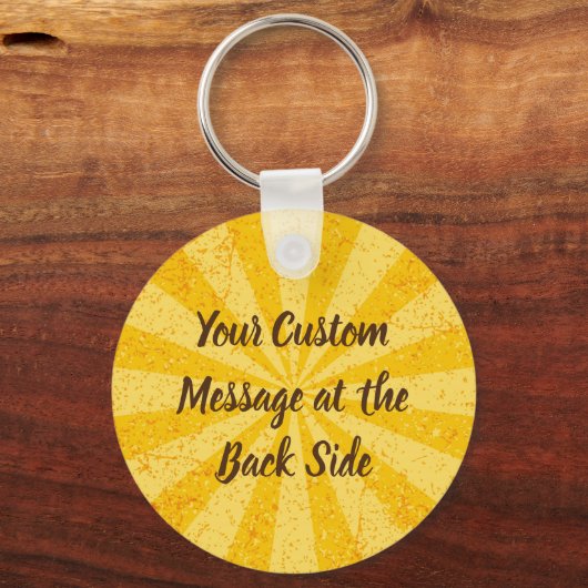 Porte-clés Porte - clé à bâtonnet en crème glacée citron (Verso)